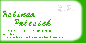 melinda palesich business card